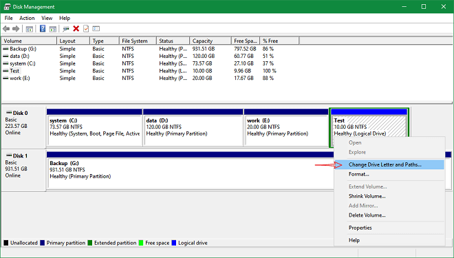 Seagate external hard drive not showing up windows 10