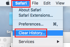 how to clear Safari on Mac