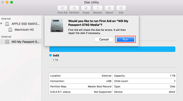 Disk utility