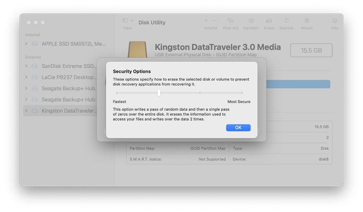 erase disk on Mac Studio