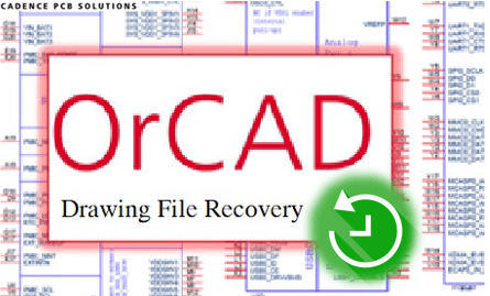 how to recover lost OrCAD drawing files