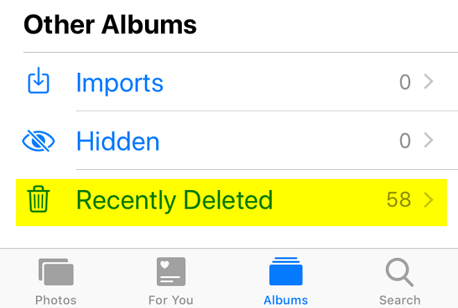 recover deleted photos from iPhone 6/6s