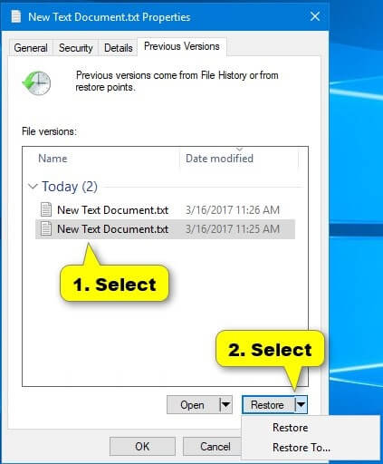 recover deleted files