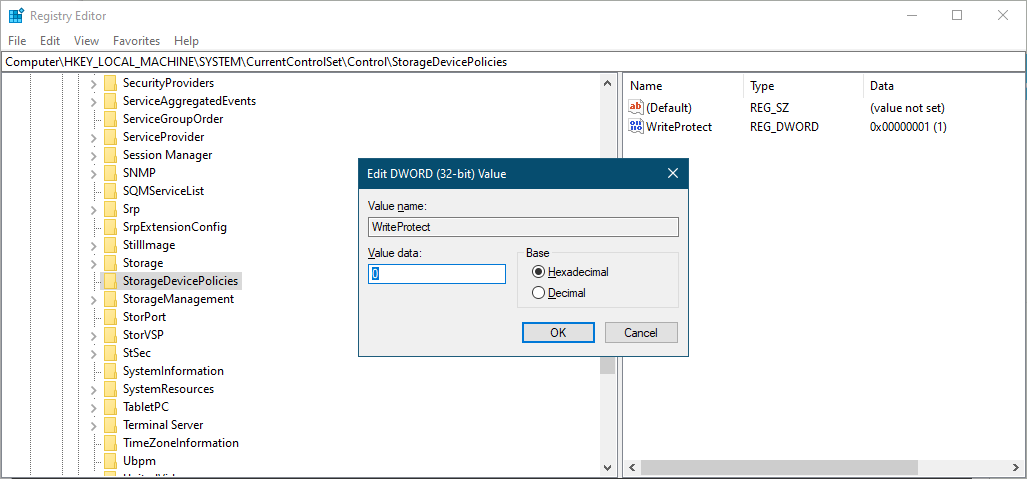 How to Remove Write Protection from USB in Windows 11/10/8/7