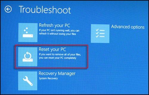 recover lost data after reset Windows 10/8 computer