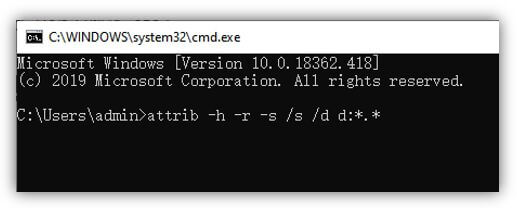 all files on USB flash drive become shortcuts