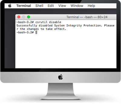 disable SIP and recover lost data from macOS system drive