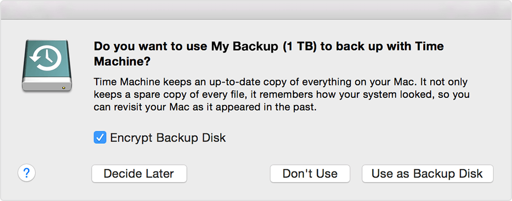 how to back up your Mac