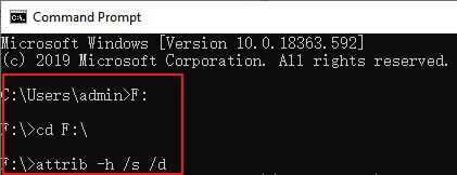 all files on external hard drive become shortcuts