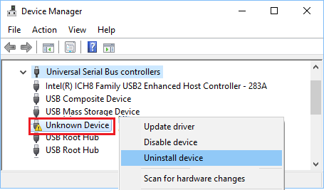 Fix Error Code 43 for USB in Windows 10