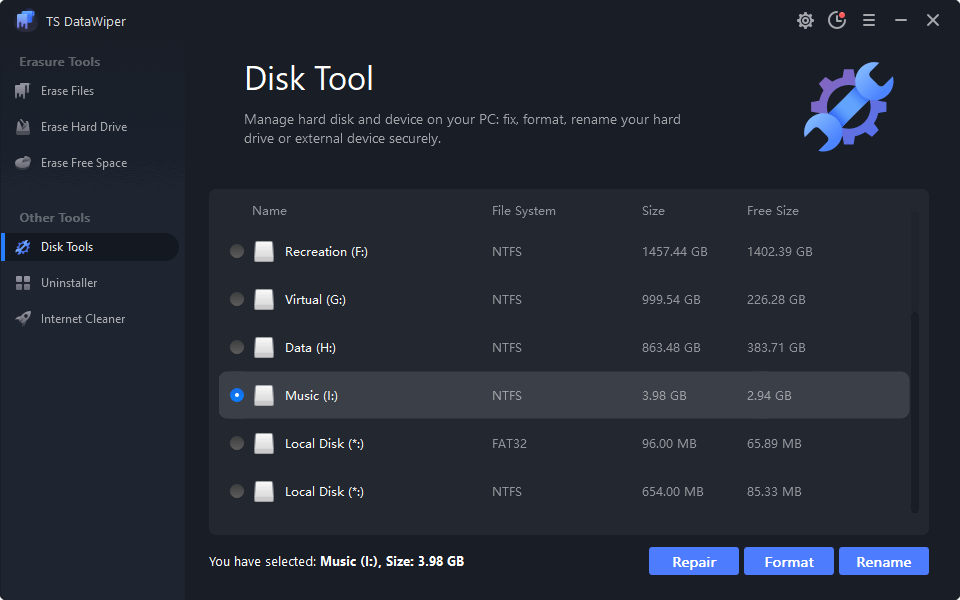 disk tool