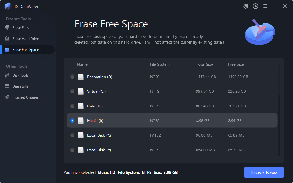 permanently erase data on external hard drive