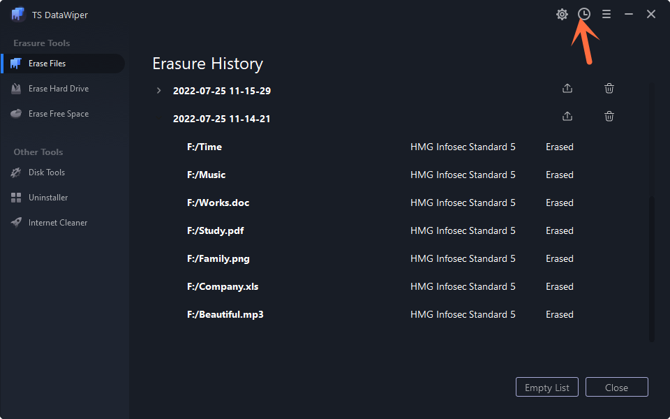 TS DataWiper User Guide