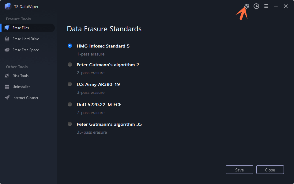 TS DataWiper User Guide
