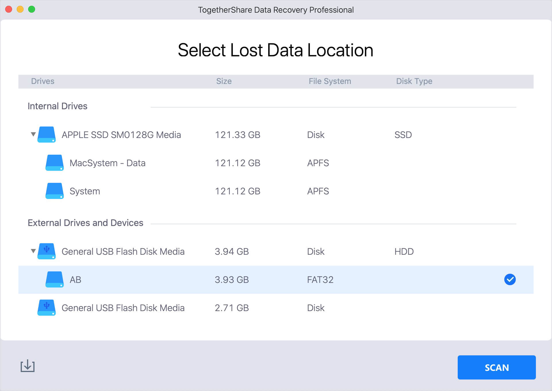 Free to Recover Lost Data from Samsung Portable SSD on Mac